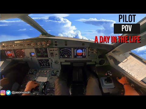 A Day in the Life as an Airline Pilot 3 - PILOT POV | A320 MOTIVATION 4K [HD]