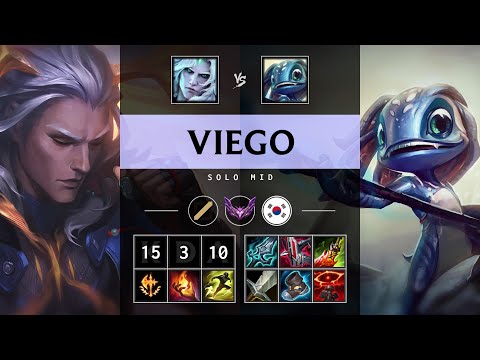 Viego Mid vs Fizz - KR Master Patch 25.06