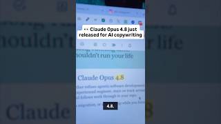 Claude Opus 4.8 just went LIVE for AI copywriting
