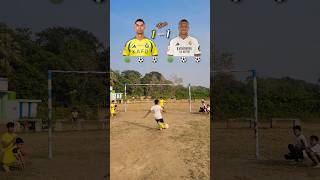 Team Ronaldo vs Team Mbappe CHALLENGE #shorts #football #challenge #youtube #trending #viral #video