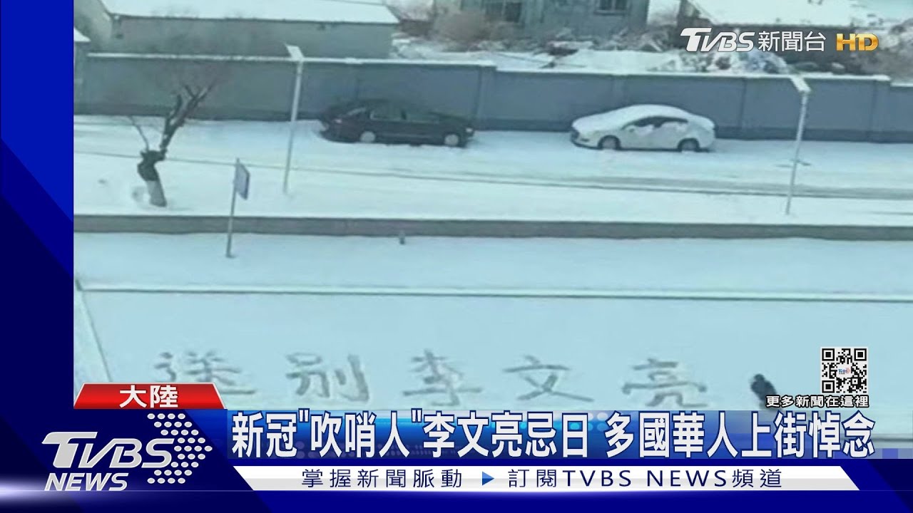新冠「吹哨人」李文亮忌日　多國華人上街悼念