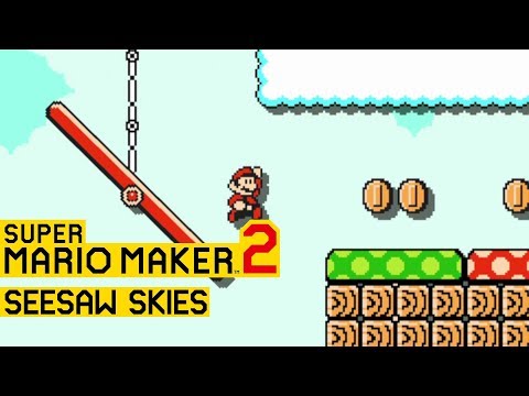 Seesaw Skies - Super Mario Maker 2
