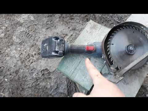 Akumuliatorinis kampinis šlifuoklis 18V, GRAPHITE 58G003 video