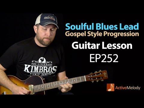 Learn a soulful blues guitar lead in this gospel style blues guitar lesson - EP252
