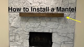 How to Install a Fireplace Mantel Floating Shelf