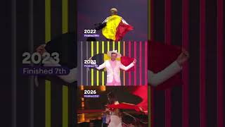 ESSYLA had the Belgian flag flying at the Grand Final again for 2026 🇧🇪 #Eurovision
