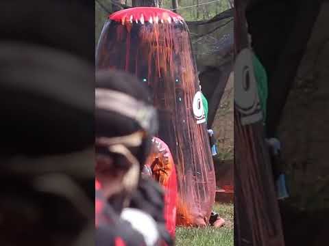 Just Couldn't Hit Him #shorts #paintball