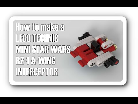HOW TO MAKE RZ-1 A-WING INTERCEPTOR