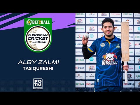 POTM: T.Qureshi - MSF vs ALZ | Highlights | Bet2Ball European Cricket League Day 5, Group D | ECL22
