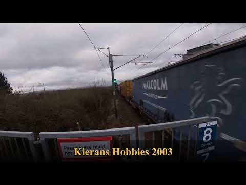 66102 Leading the diverted Mossend Intermodal Trains through the Ayrshire Coast