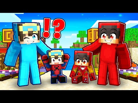 Baby Superhero in Minecraft?! - Nico and Cash Parody Story👶🦸‍♂️
