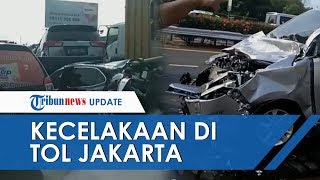 Empat Kendaraan Terlibat Kecelakaan Beruntun di Tol Jakarta-Tangerang, Satu Orang Terluka