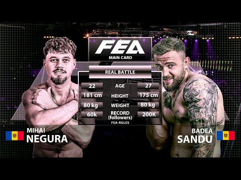 FREE FULL FIGHT | FEA Real Battle, Middleweight Category, FEA Rules. Negura vs. Badea Sandu .