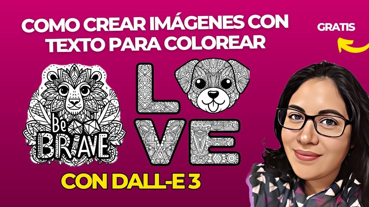 Cómo Crear Imágenes para Colorear con Dall-E 3 GRATIS
