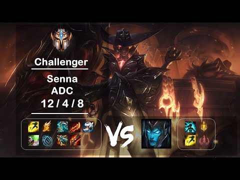 ADC Senna vs Kalista KR Challenger Patch 12.11