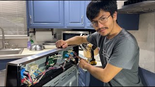 How to Replace Double Burner Control Switch | Samsung Cooktop Electric Stove Range Oven | Stays High