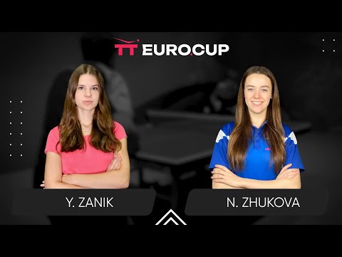16:45 Yulianna Zanik - Nadiia Zhukova 11.09.2025 TT Euro.Cup Women Ukraine Star. TABLE 3