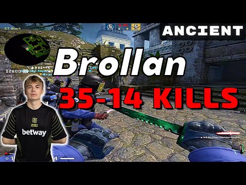 CSGO POV Brollan (35-14) Ancient 𝙒𝙞𝙣 (16-11) / Faceit 23.11.2022