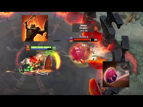 Pangolier Rolling Thunder stuck inside Mars Arena of blood