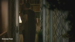 Revenge 4x14 Ending Scene “Kindred"  Jack Sees Emily and Ben Kissing