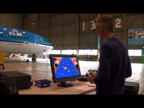 KLM drone inspection, B737-800 by MainBlades & KLM E&M