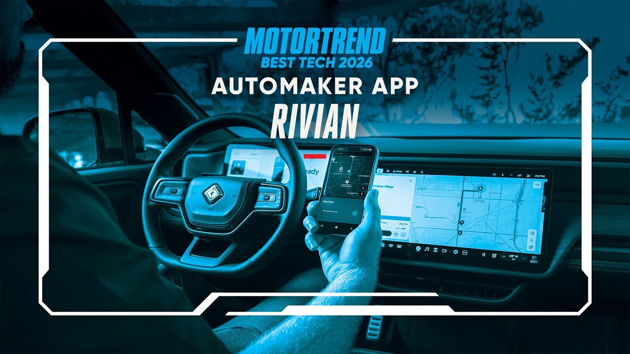 Best Tech 2026: Rivian’s Phone App Sets the Standard for Connected Cars