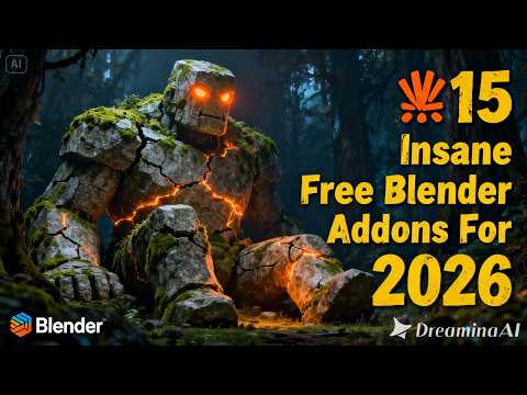 Top 10 Must-Have FREE Blender Addons for 2026!