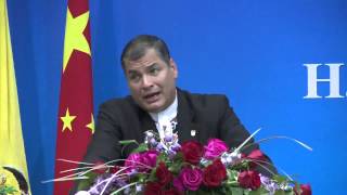 Extracto de la presentación del libro del Presidente Rafael Correa en China