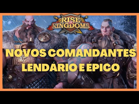 NOVO COMANDANTE LENDÁRIO | CIVILIZAÇÃO DE INFANTARIA - RISE OF KINGDOMS