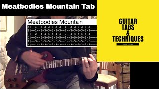Meatbodies Mountain Guitar Lesson Tutorial with tabs Meatbodies