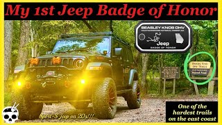 Beasley Knob Adventure: (my 1st) Jeep BOH: Hard trails, Sport Jeep, completed w/minor damage!!! 