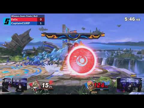 SAK Rankings Tier S Winners Semis - SAK|Felix (Fox/Shulk) vs. CaptainCRUP!!! (Captain Falcon)