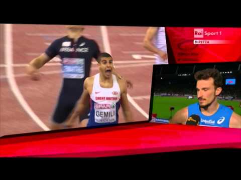 Campionati Europei di Zurigo - Finale 200m uomini - Diego Marani