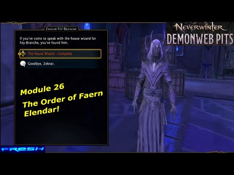 Neverwinter Mod 26 - House Wizard Quests - Demonweb Pits Thaum Wizard 80k Gameplay