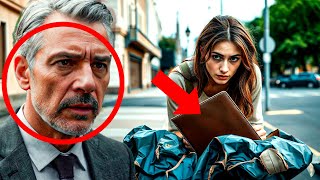 MILLONARIO PIERDE SUS DOCUMENTOS Y UNA JOVEN MENDIGA LOS ENCUENTRA, PERO LO QUE ELLA PIDE A CAMBIO…