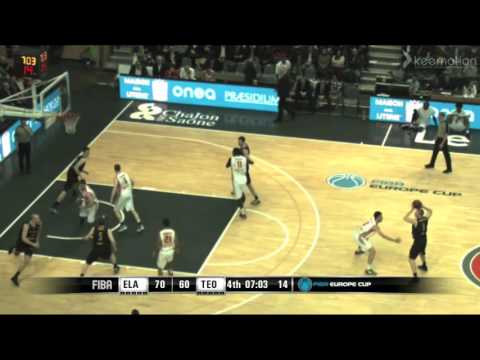 Pierre-Antoine Gillet vs Elan Chalon (FRA) 11pts, 4rebs