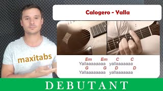 Tuto guitare Calogero - Yalla (Accords et Paroles)