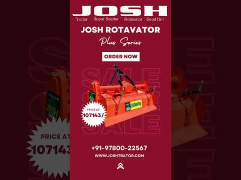 13-15 inches josh reversible plough 3 bt, 41-50 hp