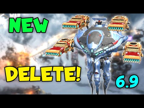 New 6.9 MAX SHOTGUN NODENS LUNAR SQUALL Obliterating Titans! - War Robots Maxed Titans Gameplay WR