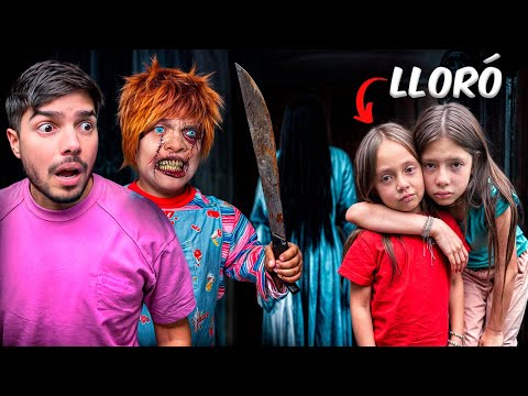 MY LITTLE SISTER CRIED AT THIS HORROR JOKE!!