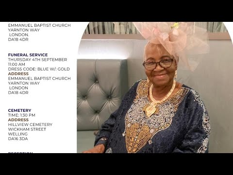 MAMA OLAYINKA AKINTUNDE CELEBRATION OF LIFE. THE AFTER PARTY 