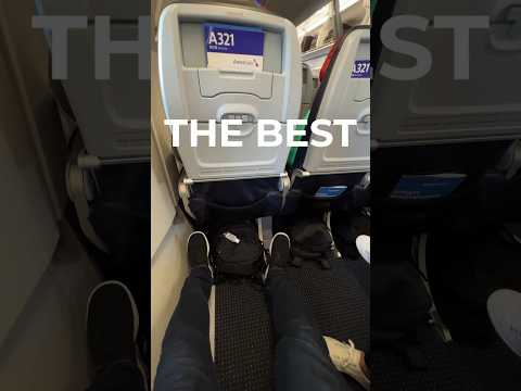 Is THIS the BEST economy seat on American Airlines? 🤔|| #americanairlines #a321 #airbus #traveltips