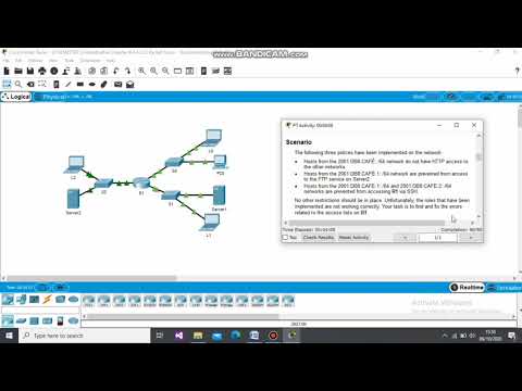 4.4.2.10 Packet Tracer - Troubleshooting IPv6 ACLs