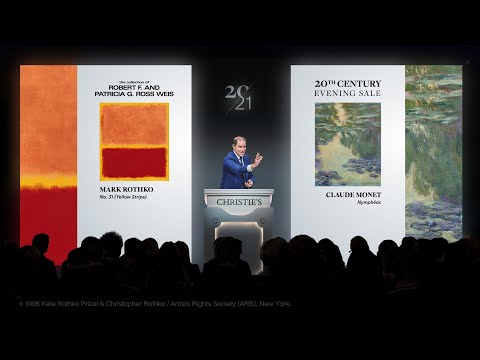 Livestream | The Collection of Robert F. and Patricia G. Ross Weis & 20th C. Evening Sale | New York