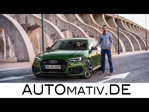 Audi RS4 Avant 2018 (2.9l V6 Biturbo, 450 PS) im Test und Fahrbericht