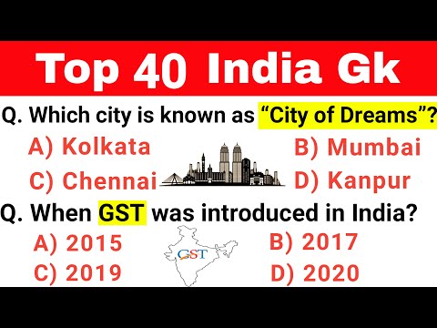 Top 40 India Gk || Multiple choice gk question answer || Competitive exams || Let's Know Everything