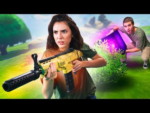 NERF Fortnite Find The Cube Challenge! Video