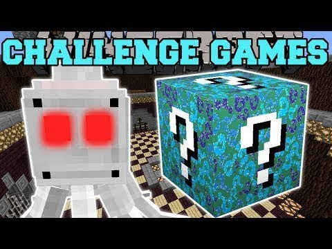 PopularMMOs Pat And Jen Minecraft: OCTOBOT CHALLENGE GAMES - Lucky Block Mod - Modded Mini-Game
