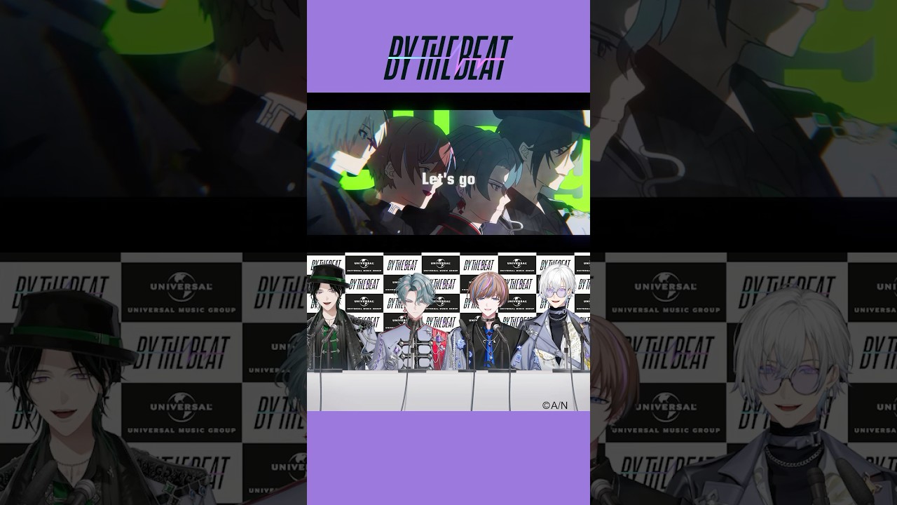 SO HYPED🔥 #BYTHEBEAT reacts to #DoubleVision MV #reaction #nijisanji_en #shorts #behindthescenes