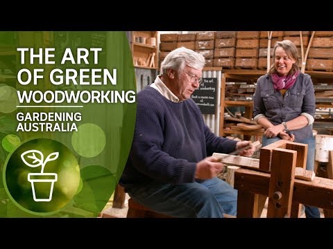 The art of green woodworking for garden tools